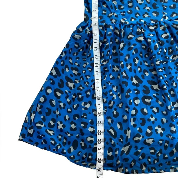 Nine Bird Blue & black mini w/ faux leather Size Medium - Picture 9 of 10